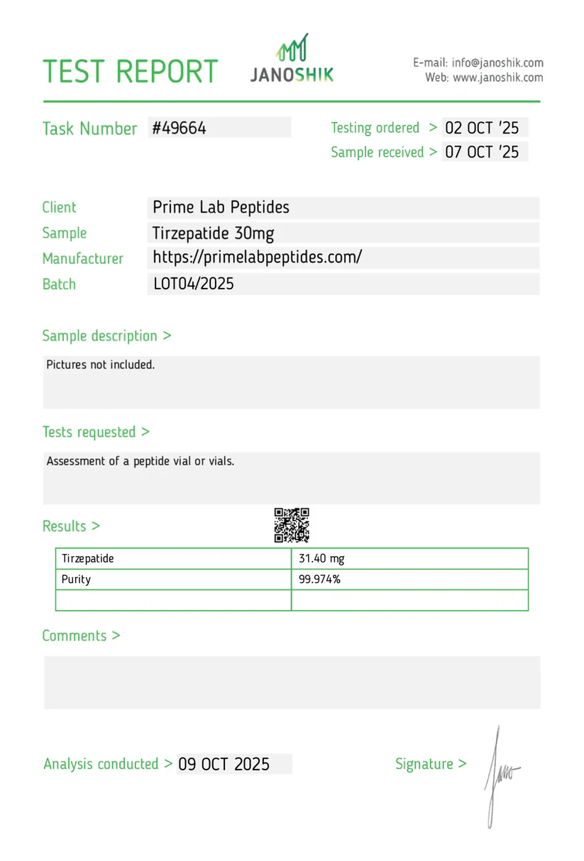 Tirzepatide – 30mg (10 Vials) 2 3a